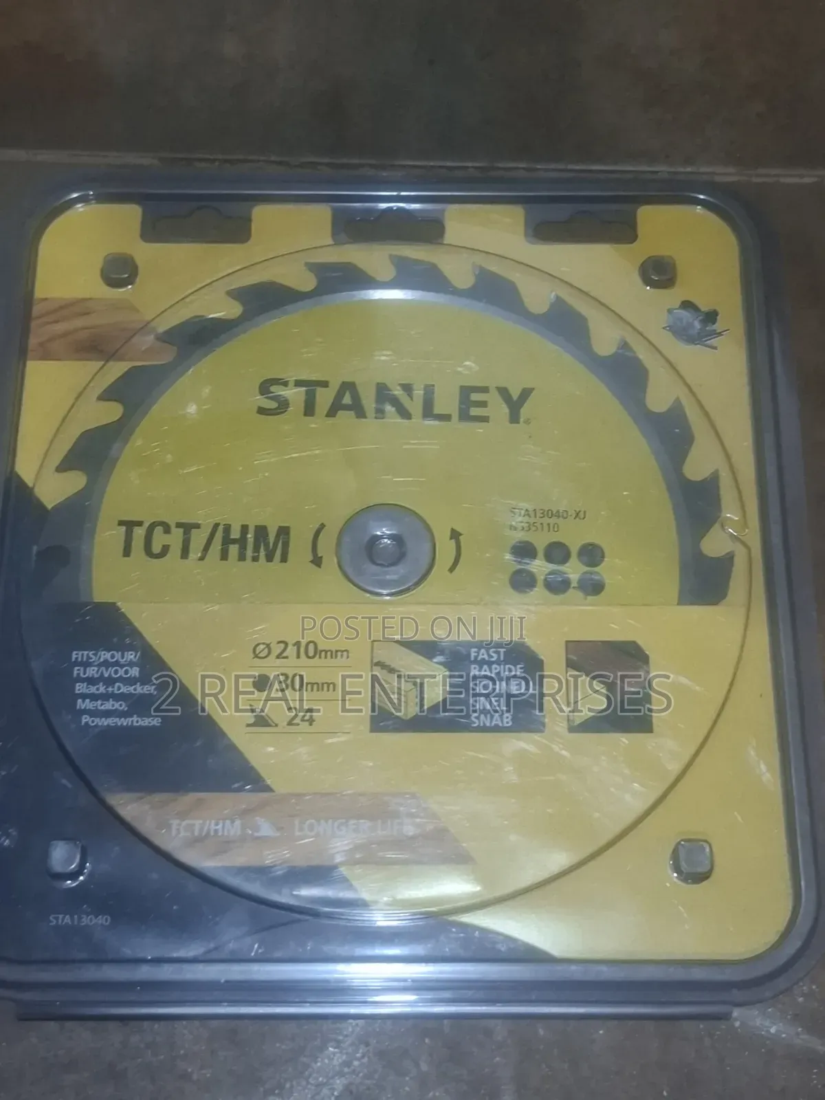 Stanley TCT Circular Saw Blade 210mm X 30mm 24T (STA13040)