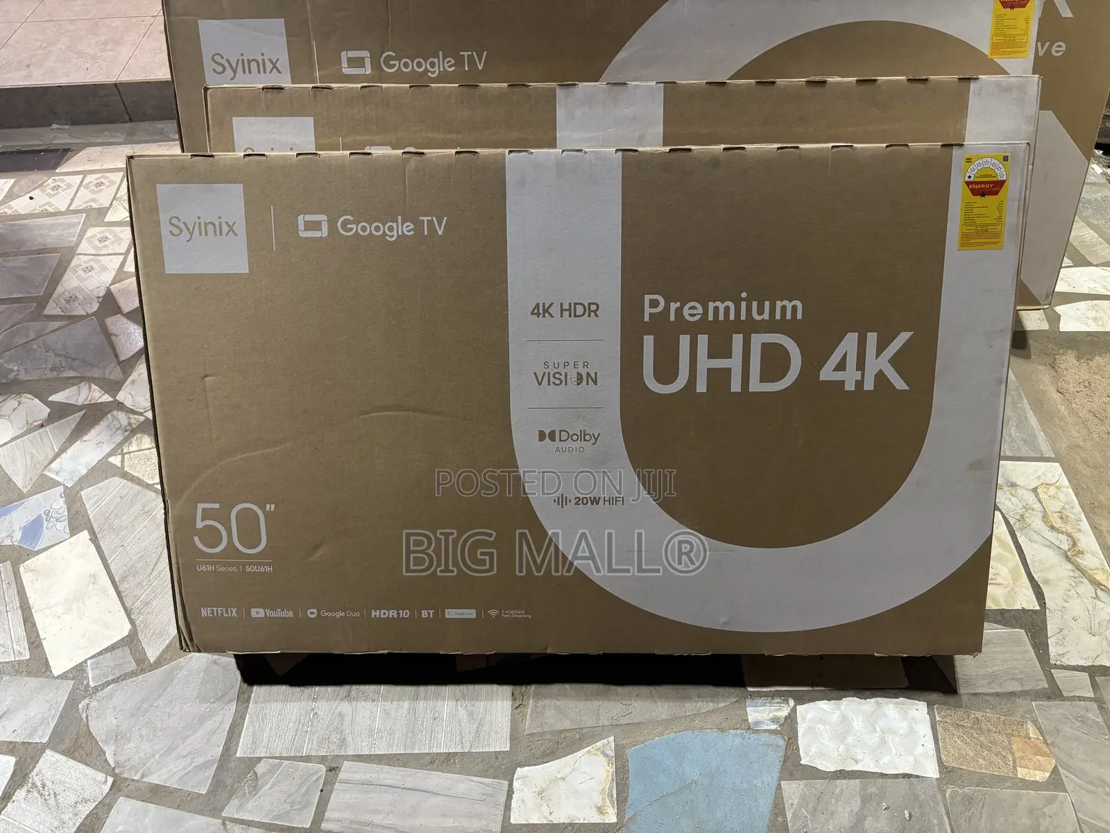 Syinix 50 Inch Smart Qled Television