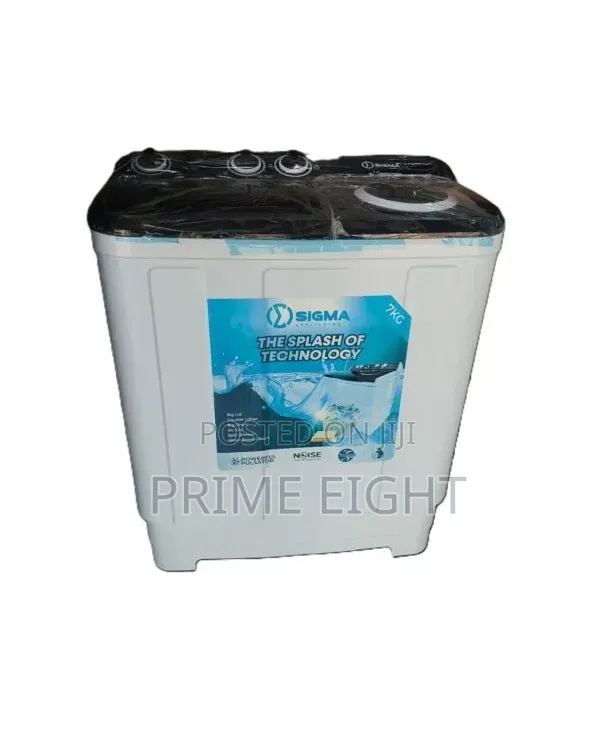 Sigma SWM-TT70 7Kg Twin Tub Semi-Automatic Washing Machine