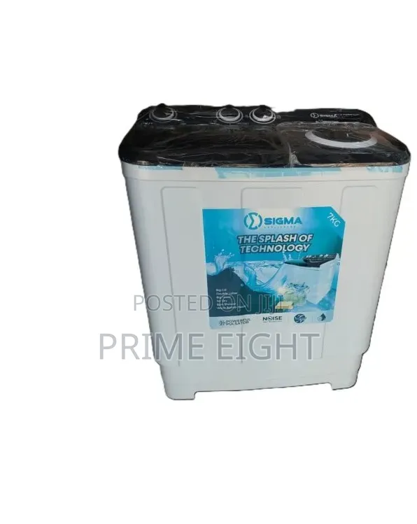 Sigma SWM-TT70 7Kg Twin Tub Semi-Automatic Washing Machine