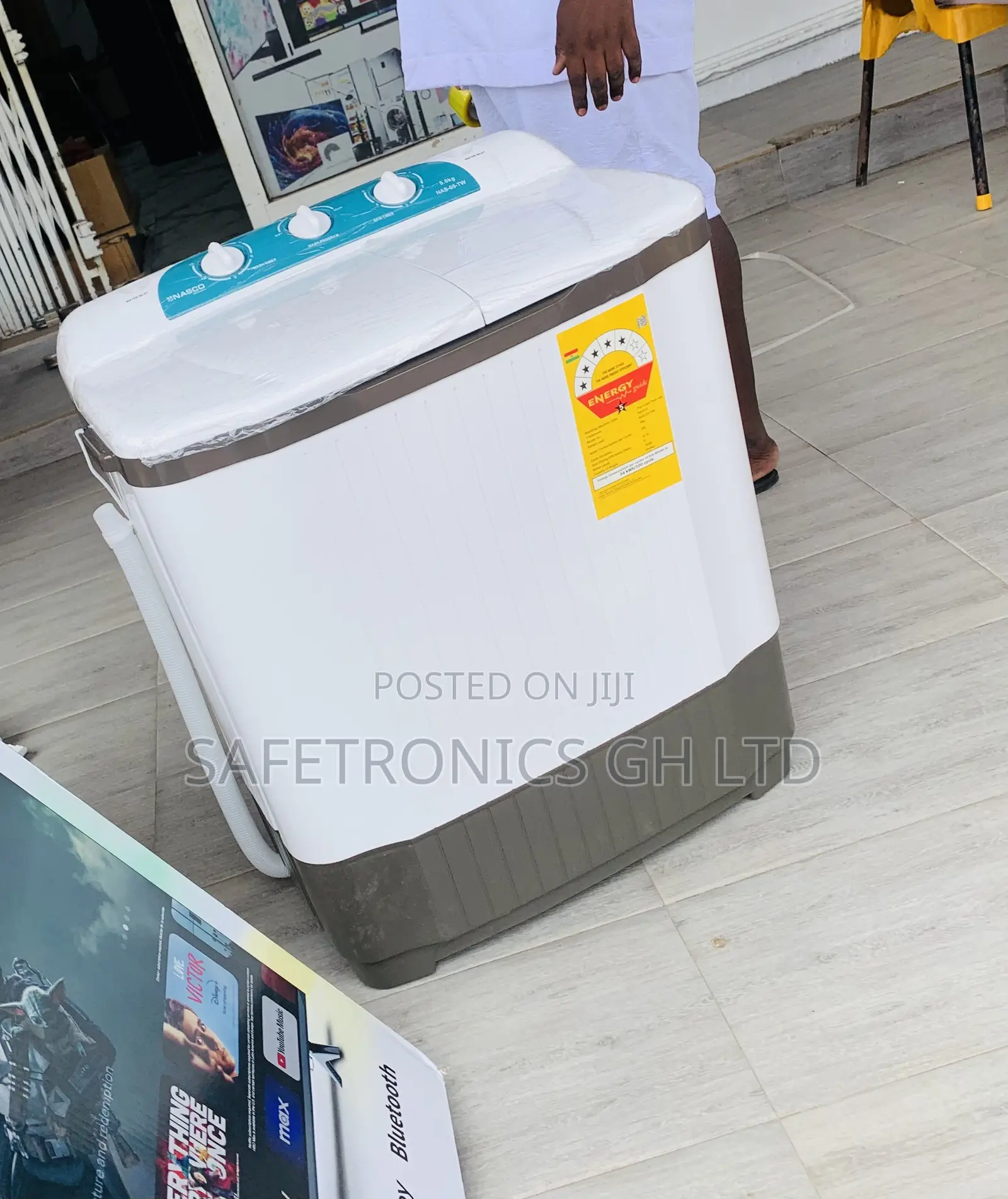 Purchase (White) Nasco 5kg WashingMachine
