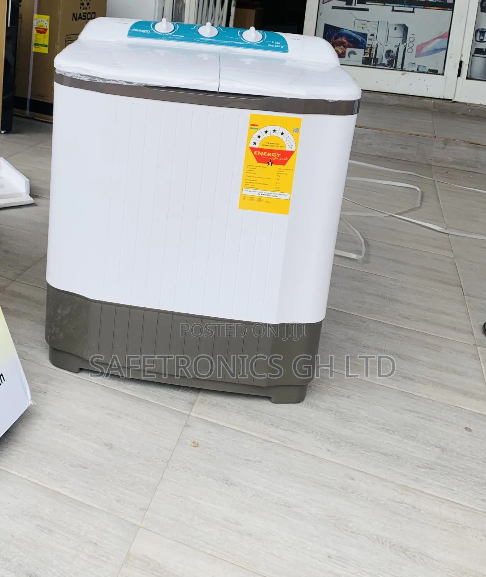 Purchase (White) Nasco 5kg WashingMachine