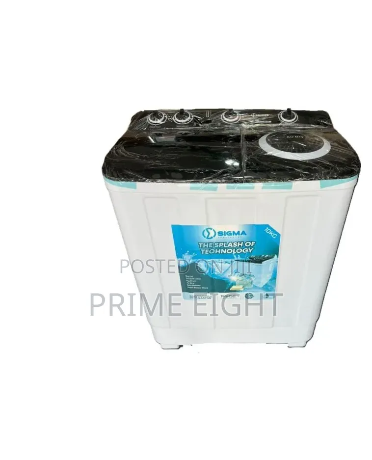 Sigma SWM-TT100 10Kg Twin Tub Semi-Automatic Washing Machine