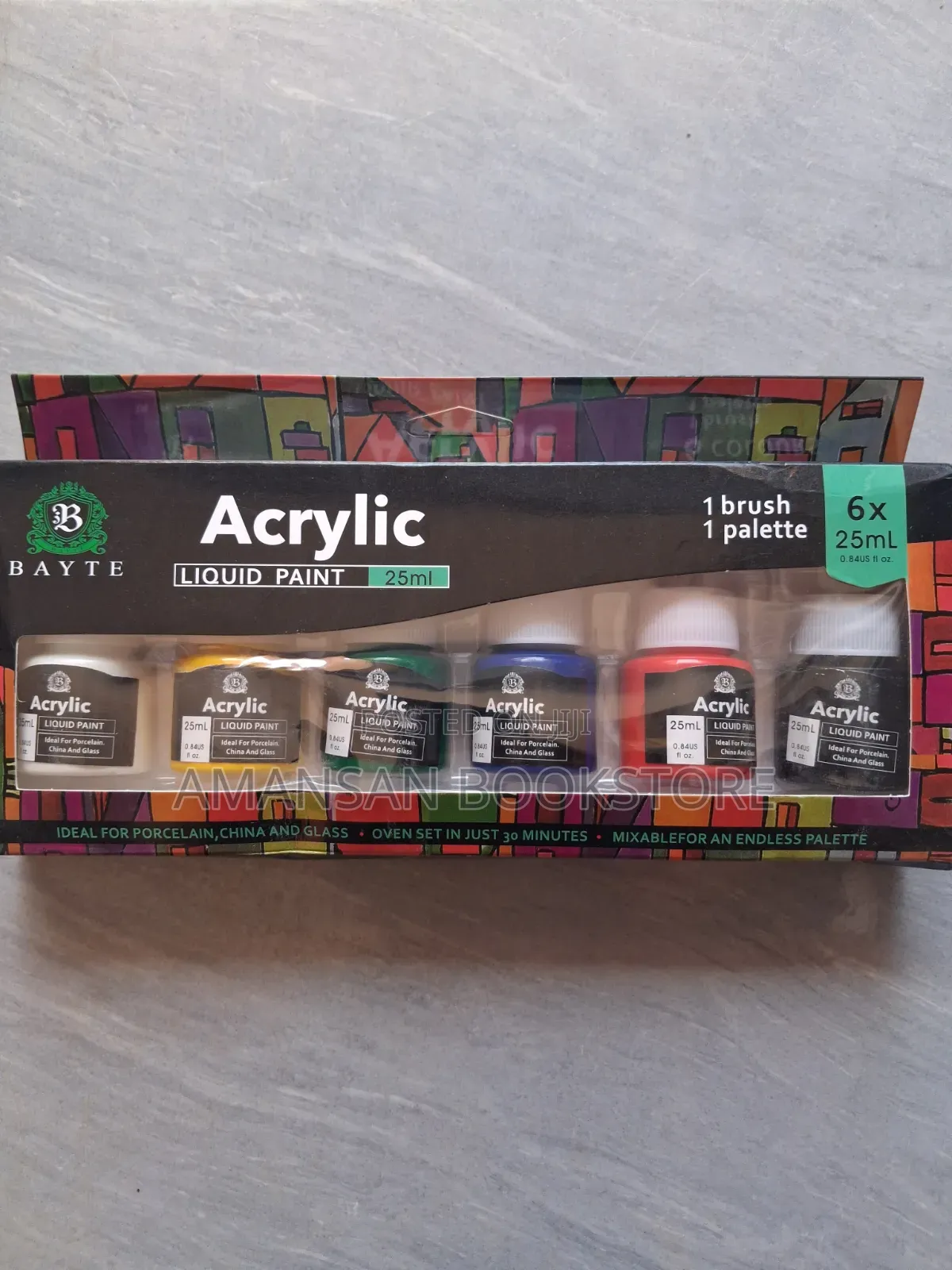 Bayte: Acrylic Liquid Paint (6 Colors)