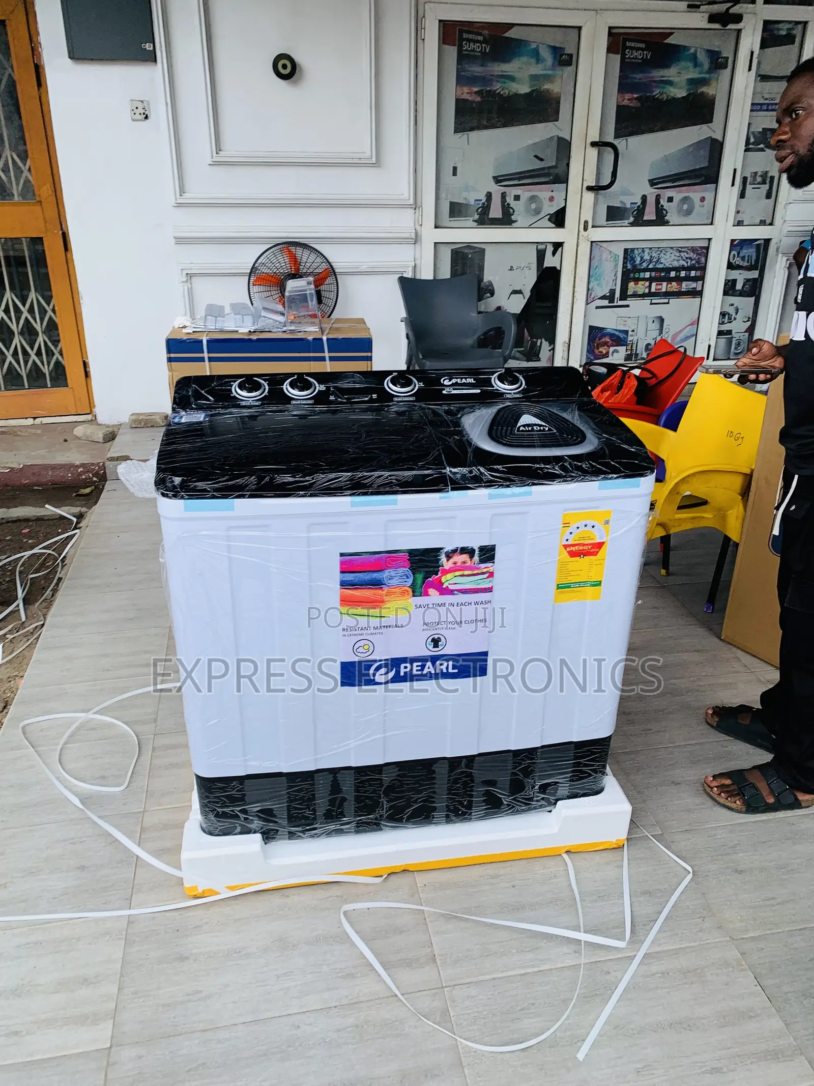 Hot  Deals Pearl 12KG Twin Tub Semi-Automatic Washing Machine