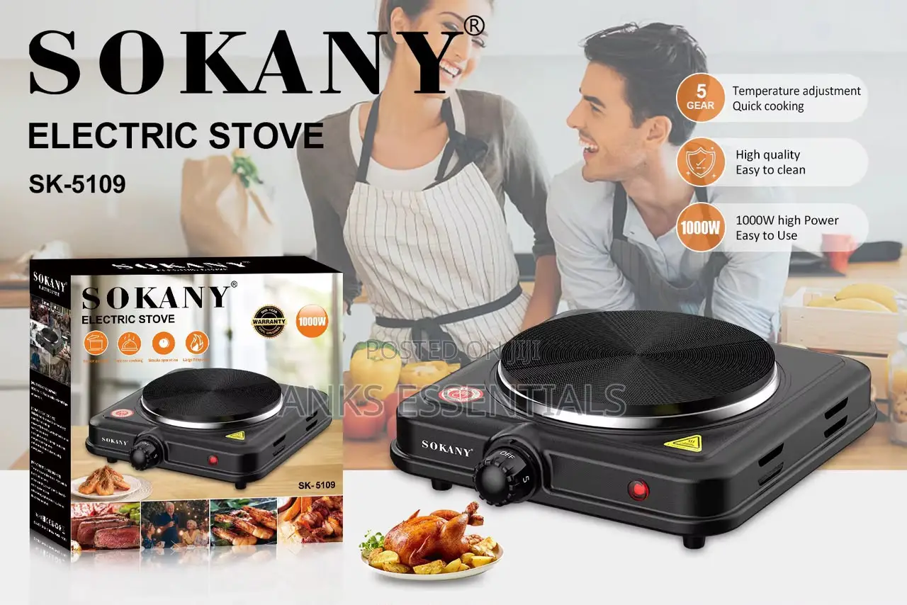 Sokany 1000W Portable Electric Hot Plate Cooker