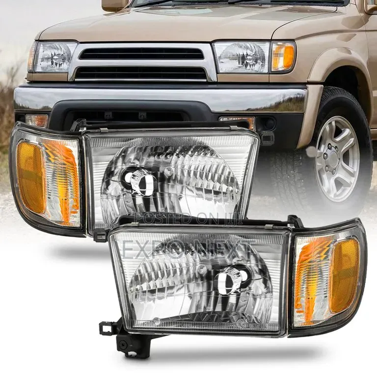 1999-2002 Toyota 4Runner Headlights W/ Corner Lamps Set Left+Right