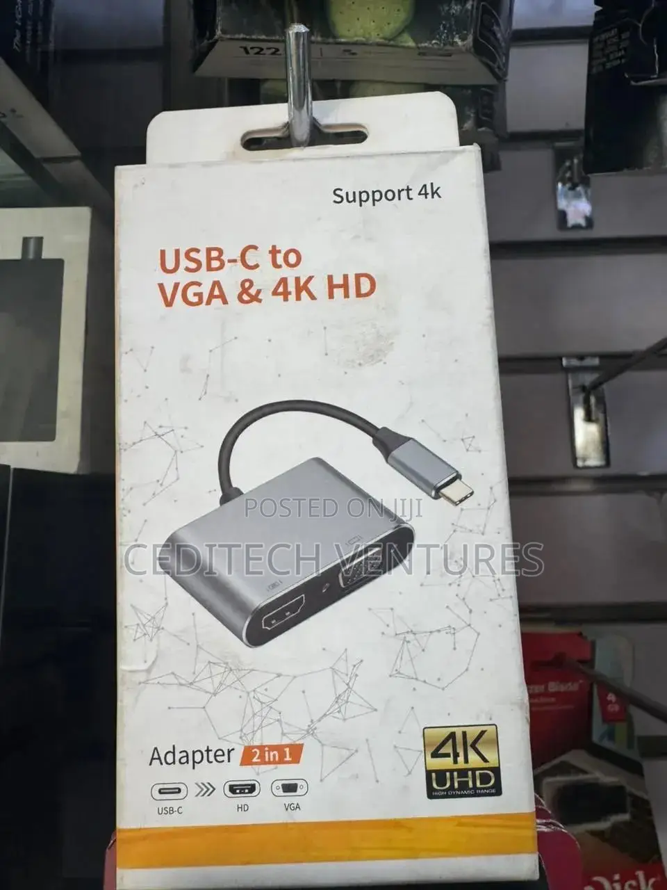 Type C 2 in 1 Adapter
