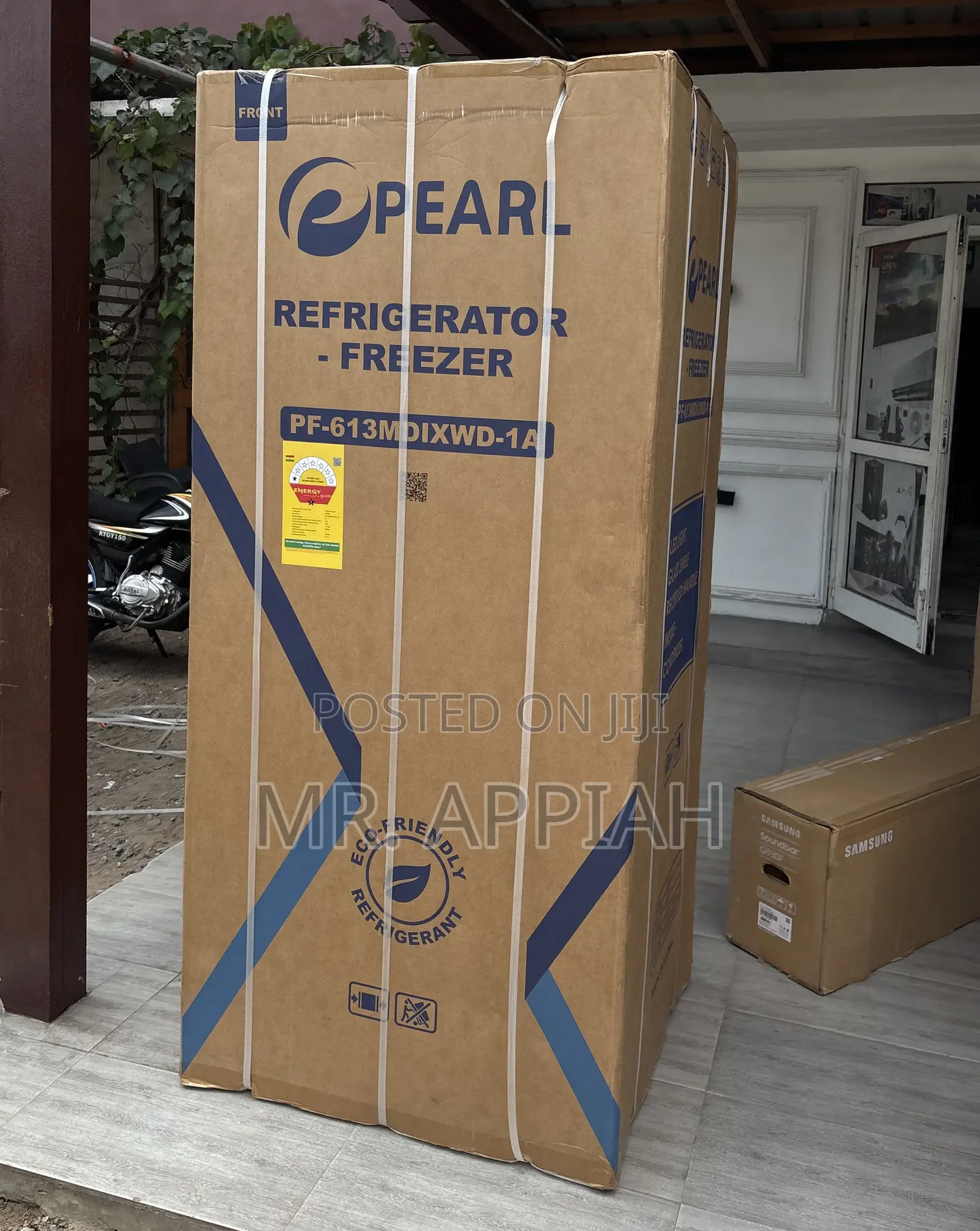Extremely Classic Pearl PF-613MDIXWD-1A Side by Side Fridge 