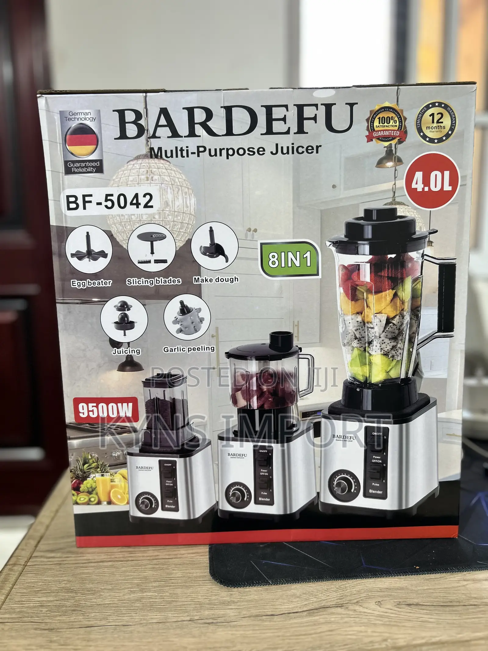 Multifunctional 8 in 1 Multi Purpose Blender/Juicer