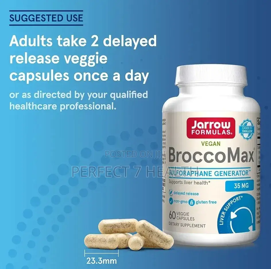 BroccoMax, Sulforaphane Generator, H Pylori & Gut Health, 60 Veg Caps