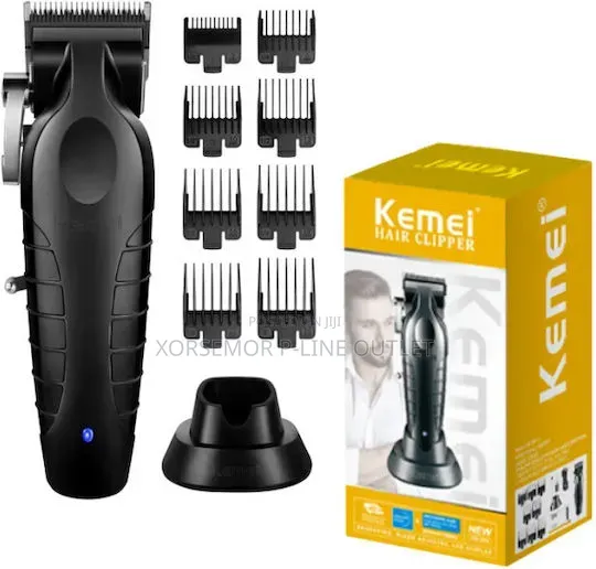 Rechargeable Hair Clipper Black KM-2296