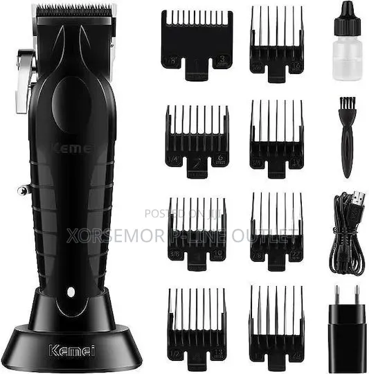 Rechargeable Hair Clipper Black KM-2296