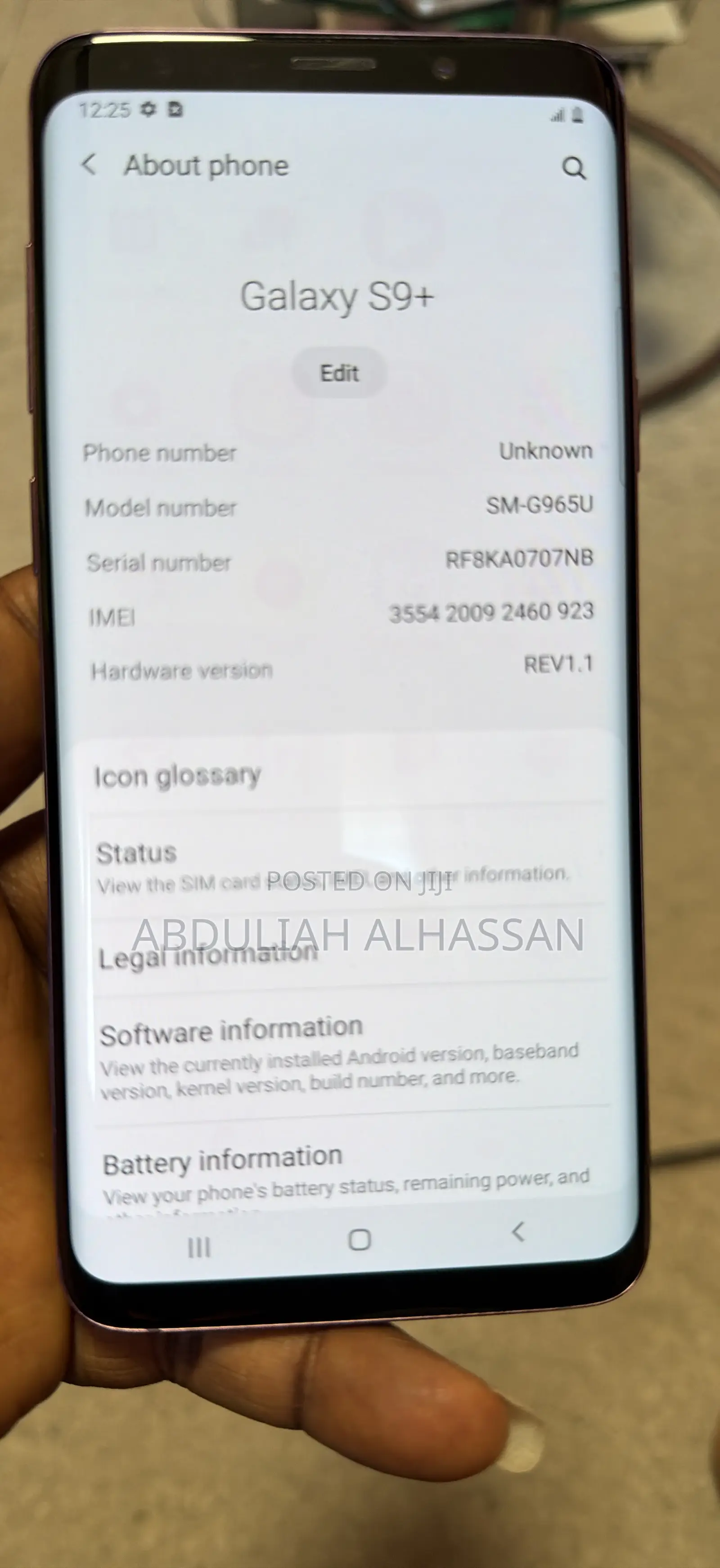 Samsung Galaxy S9 Plus 64 GB Purple
