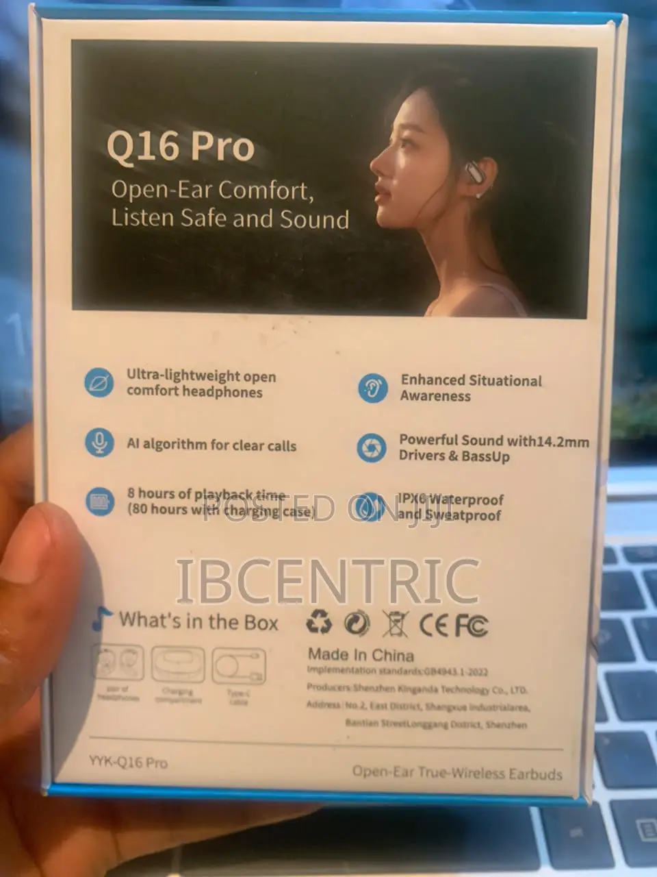 LCD Smart Screen Open-Earbud