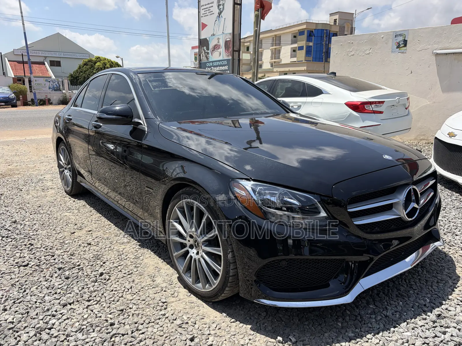 Mercedes-Benz C300 Luxury 4matic Sedan AWD (2.0L 4cyl 7A) 2017 Black