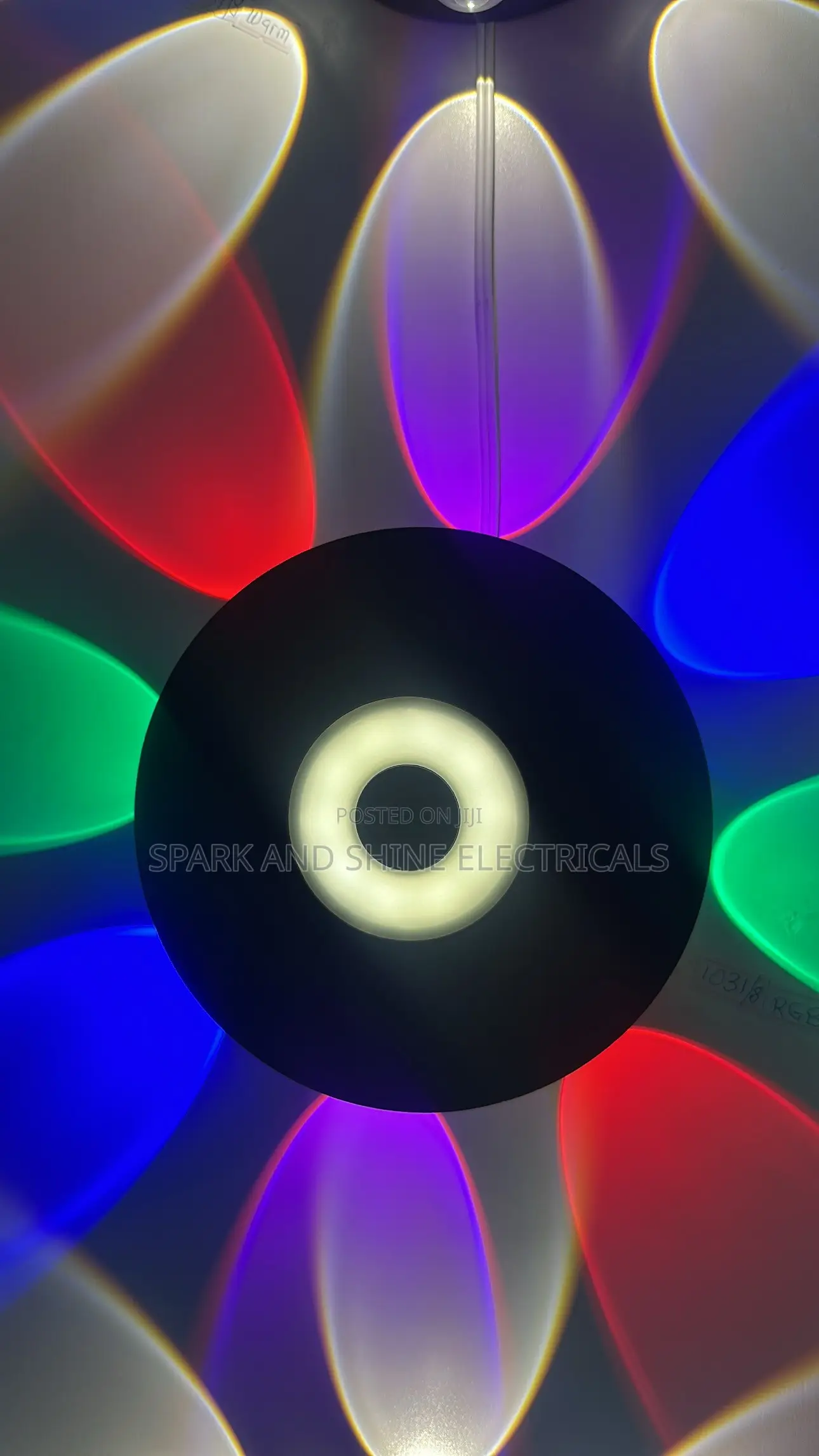 Unique Flower/Petal Light Available in Warm or RGB