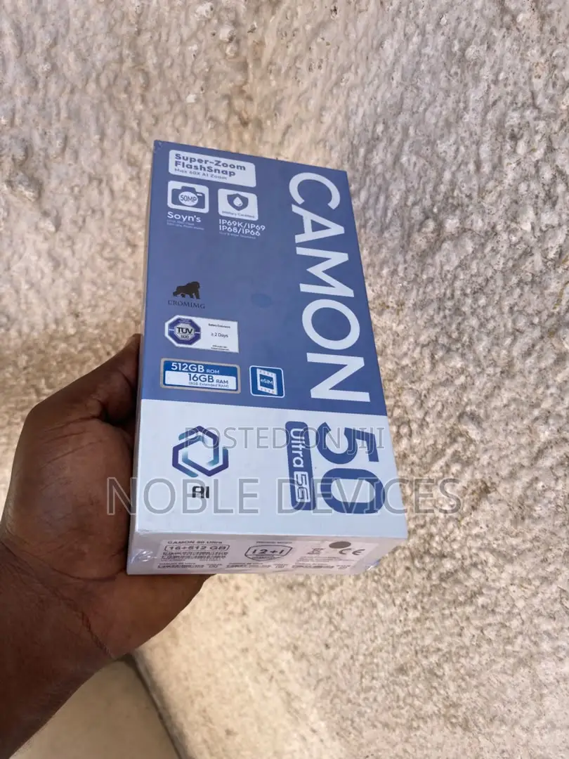 New Tecno Camon 50 Ultra 512 GB Gray