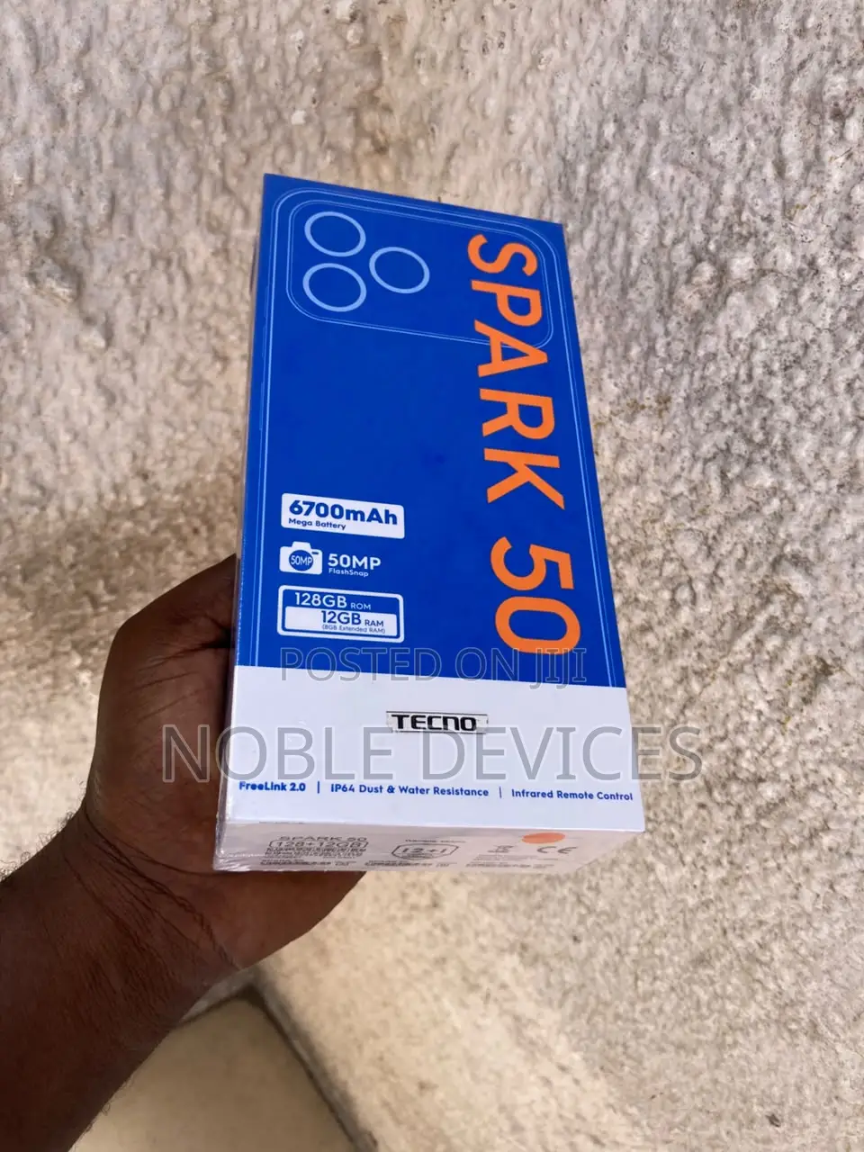 New Tecno Spark 50 128 GB Black