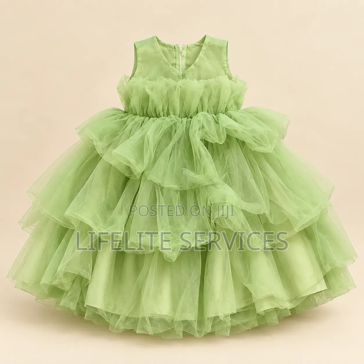 Baby Girl's Cute Mesh Dress 2 to 3yrs