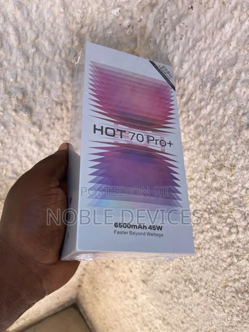 New Infinix Hot 70 Pro 5G+ 256 GB Black