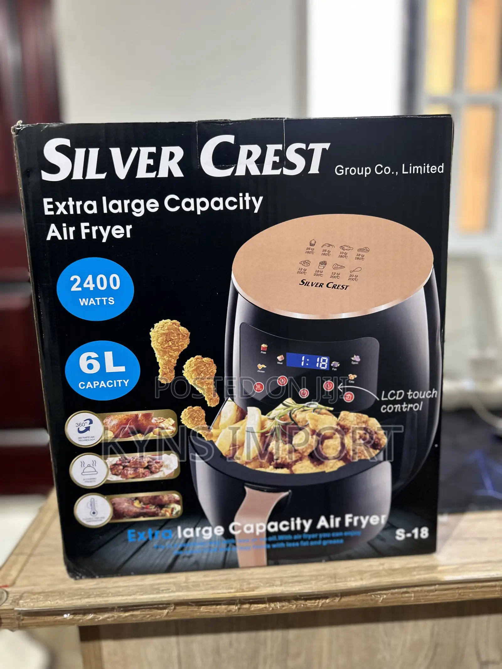 6L Durable Anti Rust Airfyer UK