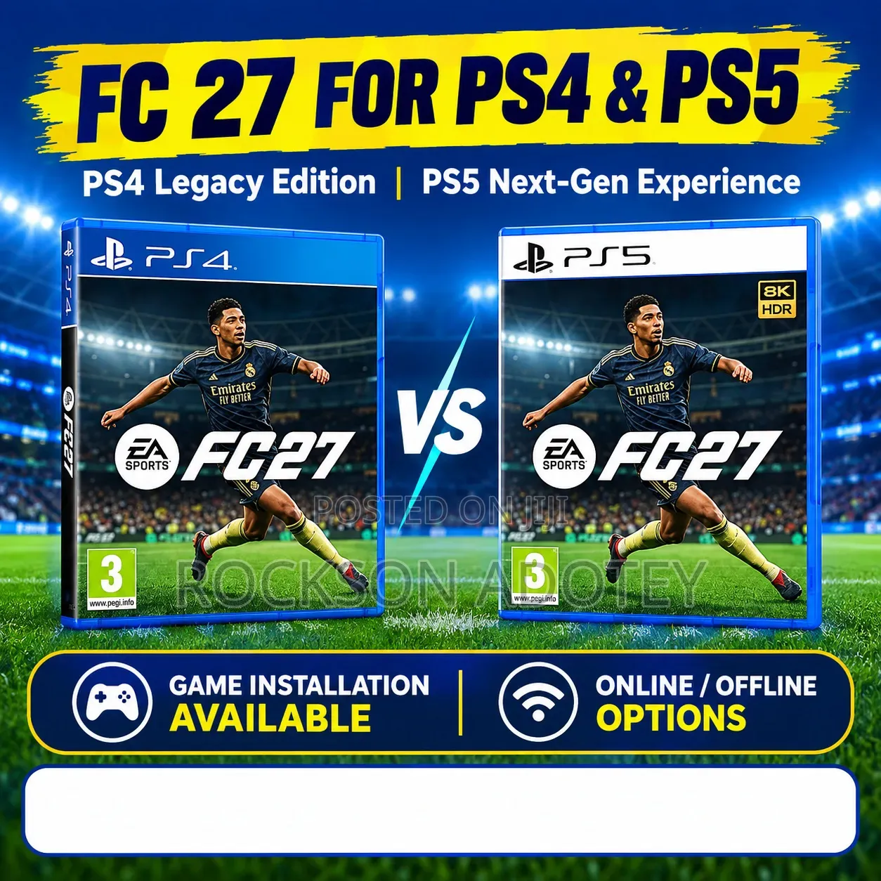 Fc27 and Other Soccer Games Installation Service