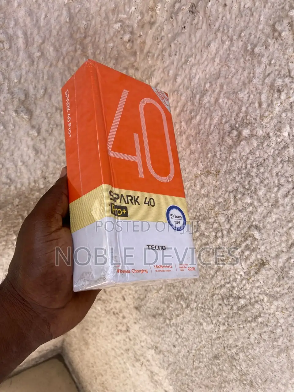 New Tecno Spark 40 Pro+ 256 GB Black