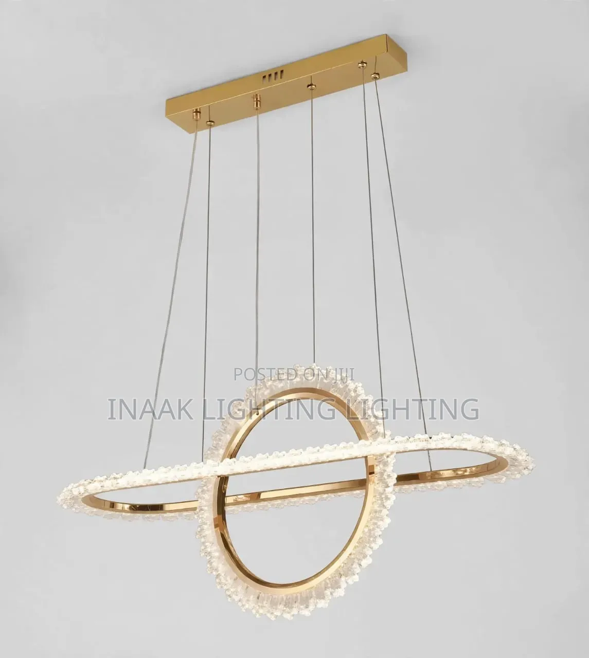 2 Ring Luxury Crystal Chandelier