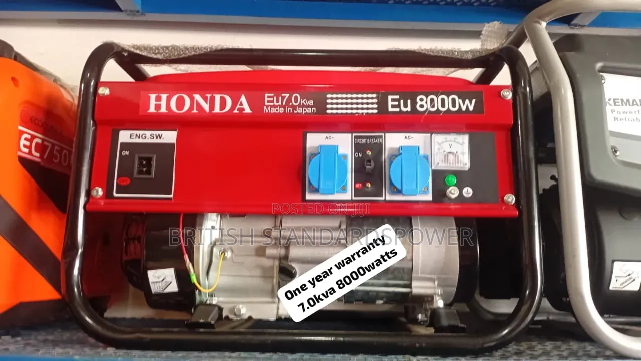 Honda 7KVA Petrol Generator – Smooth Performance
