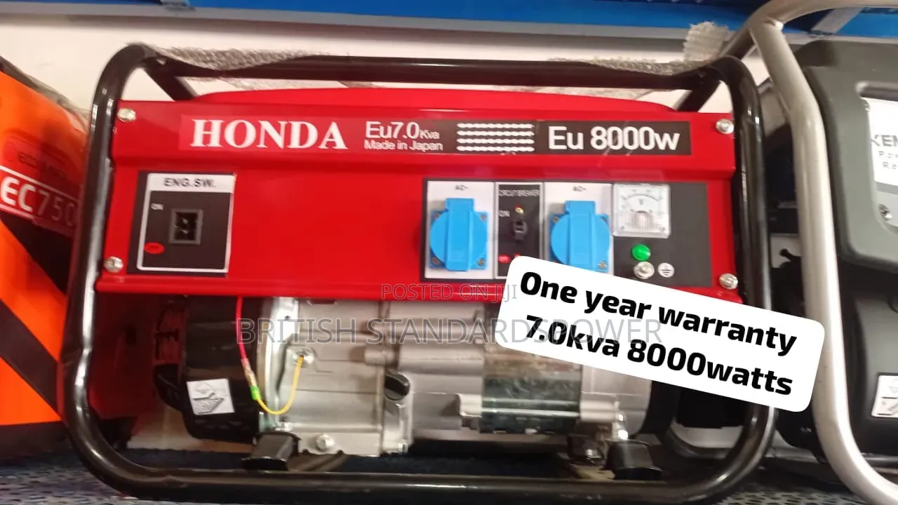 Honda 7KVA Generator – Strong & Durable