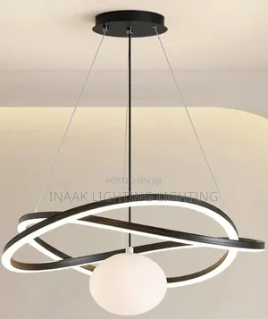 Led Opal Ball Chandelier Bk
