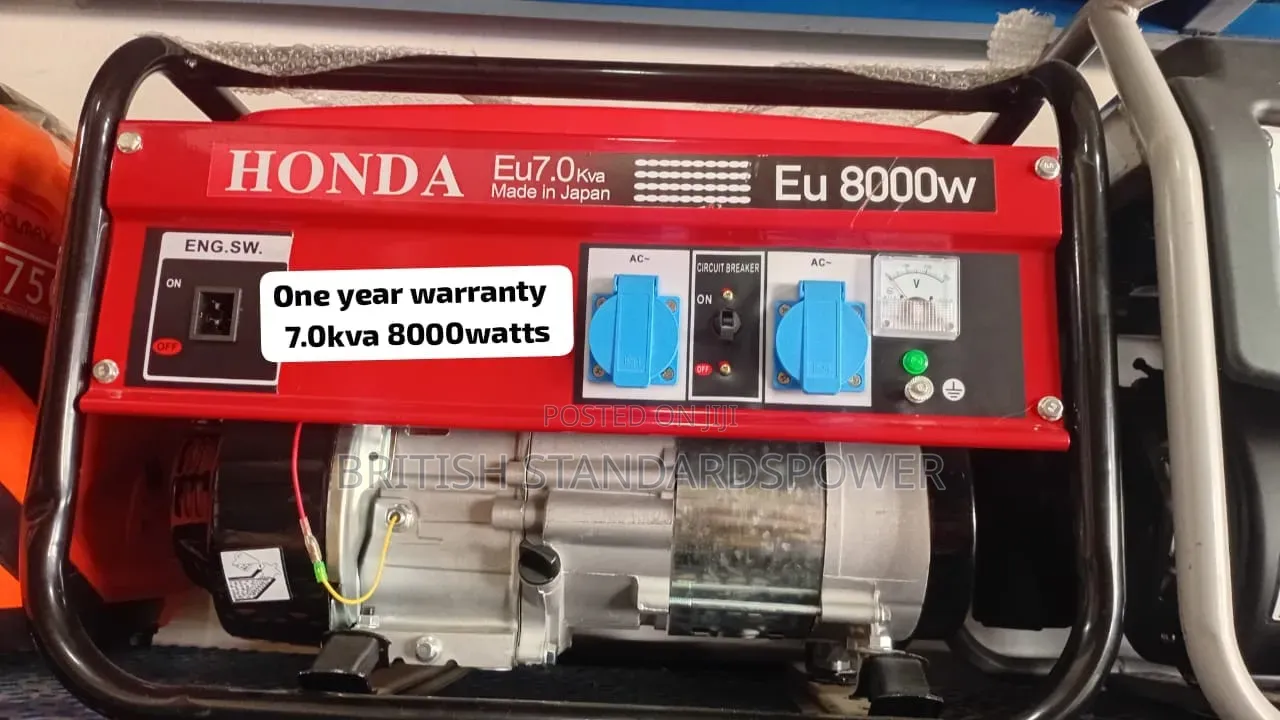 Heavy Duty Honda 7.0KVA Generator