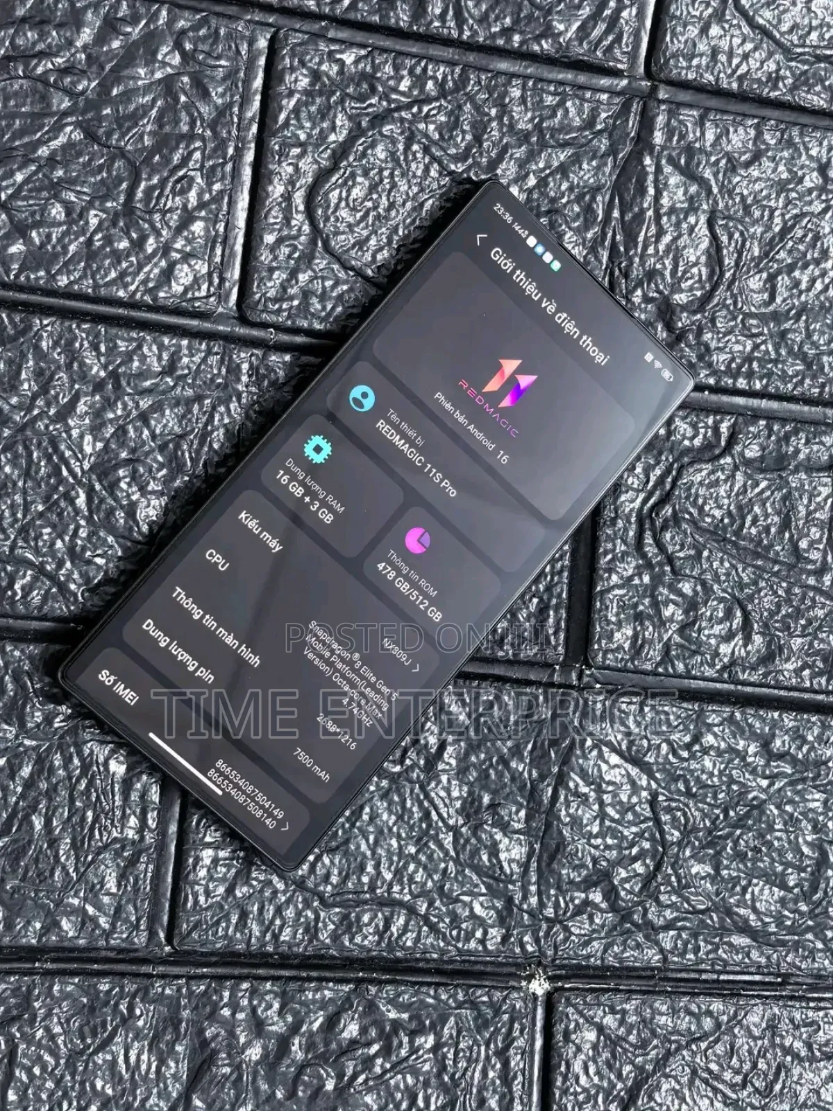 New ZTE nubia RedMagic 11S Pro 512 GB Black