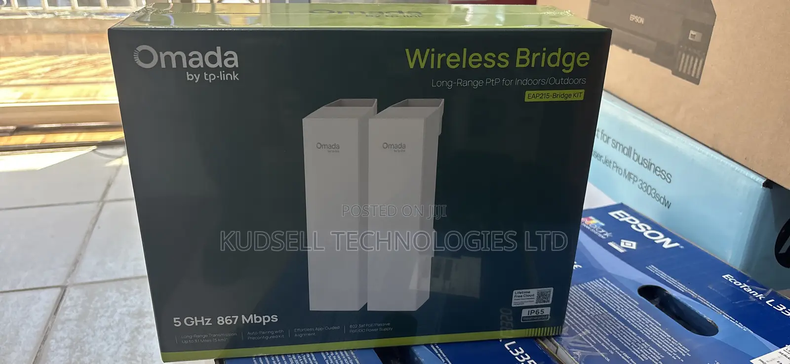 TP-Link Eap215-Bridge Kit Long-Range Indoor/Outdoor Wireless Bridge
