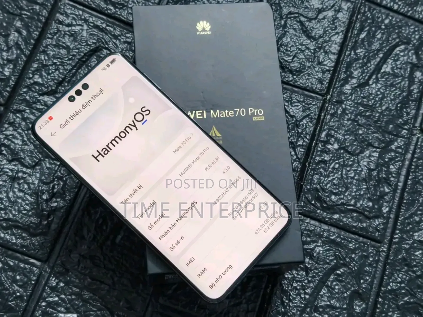 New Huawei Mate 70 Pro 256 GB Black