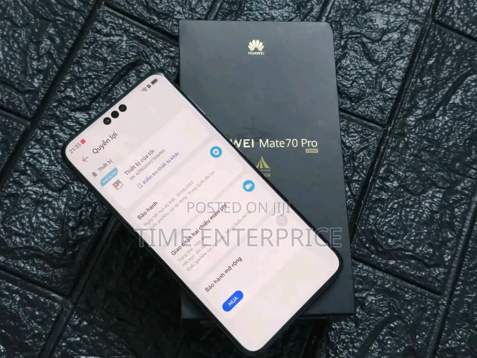New Huawei Mate 70 Pro 256 GB Black