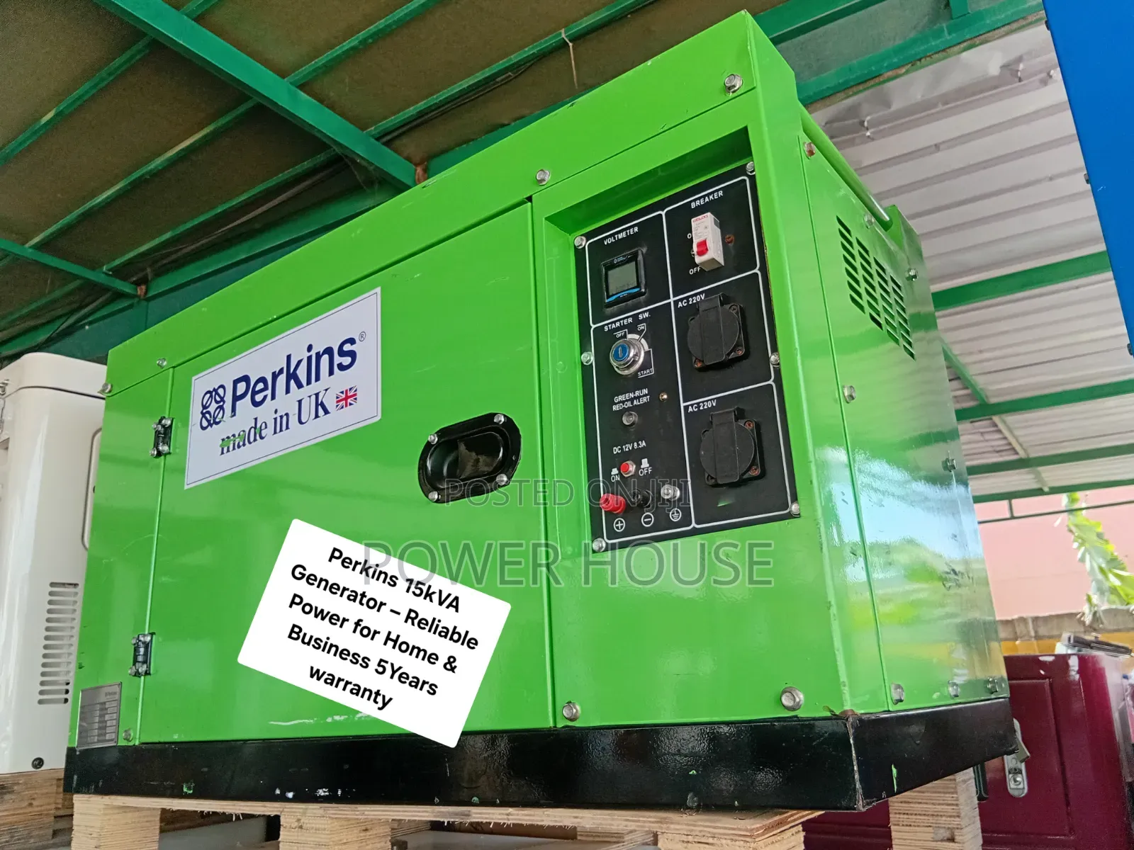 Perkins Diesel 15kVA Generator – Smart Choice for Backup Power