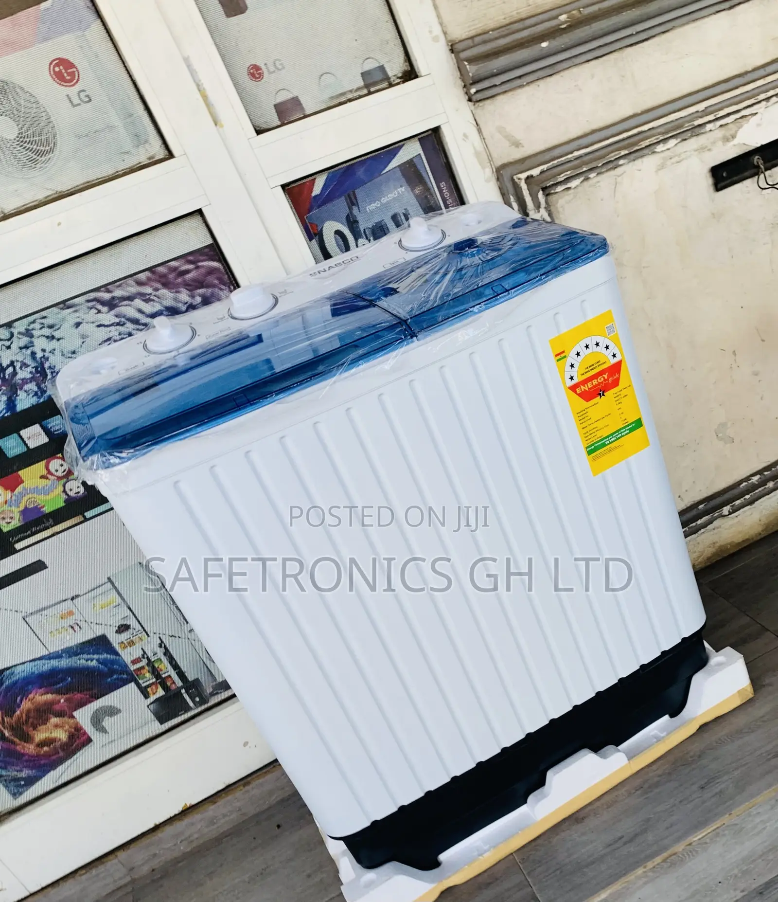 Brand New Sleek 10kg TopLoad Twintub Nasco WashingMachine