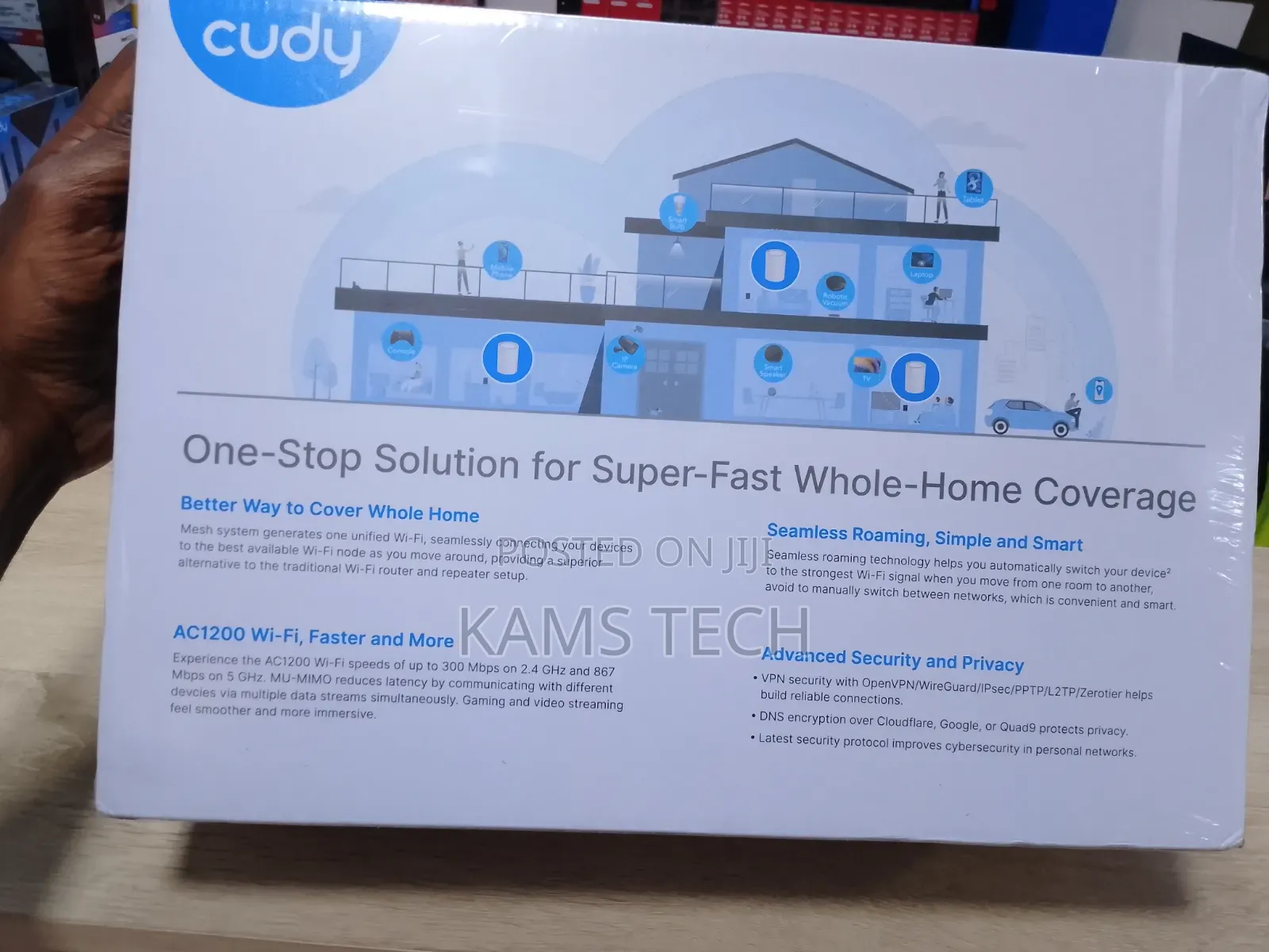 CUDY AC1200 Whole-Home WIFi System (Access Point) M1300