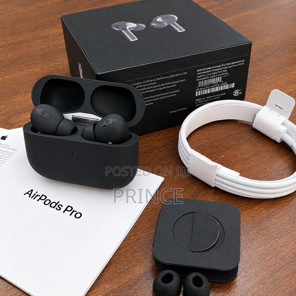 Matte Black Airpods Pro 2 ( 2nd Gen )
