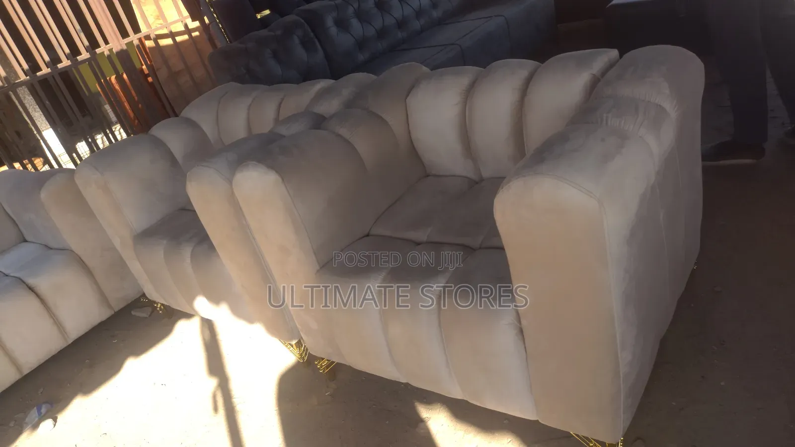 Suede Sofa Set (Payment on Delivery)