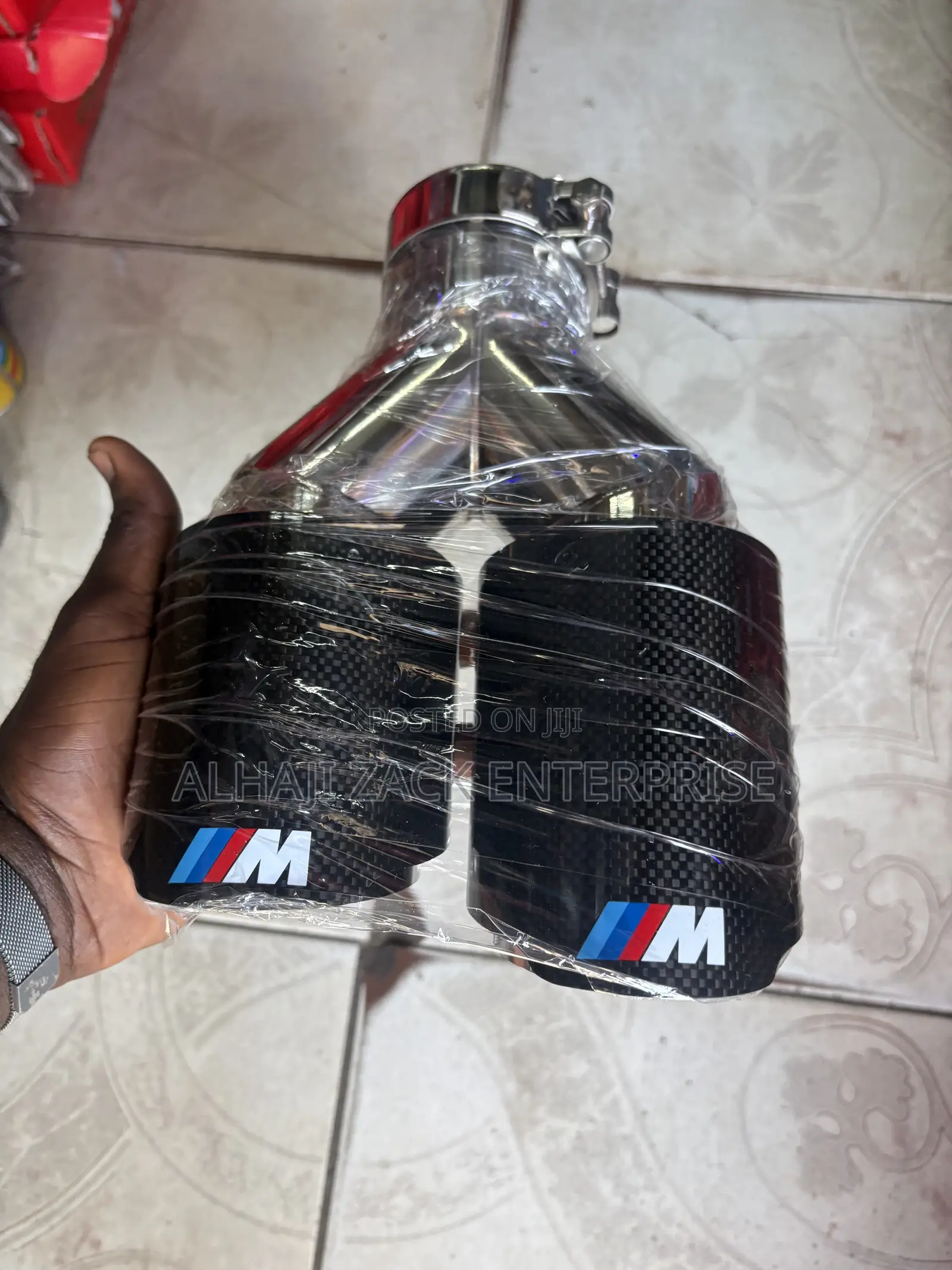 Original BMW Double Exhaust Muffler Tail