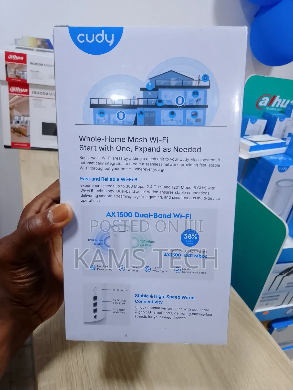 CUDY M1500 (Pack) Wi-Fi 6 Mesh Router