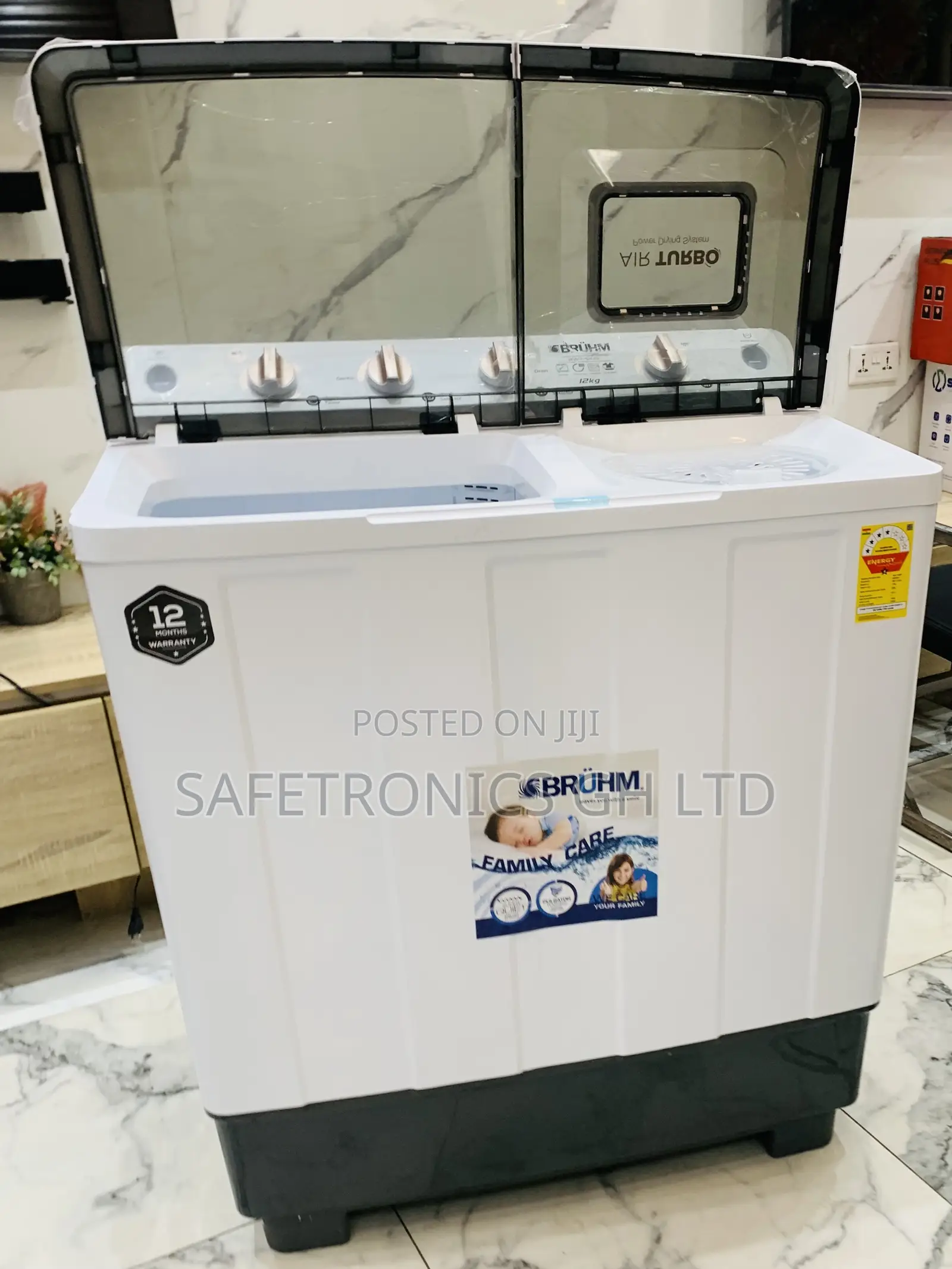 Shop Super Bruhm 12kg TopLoad Semiautomatic WashingMachine