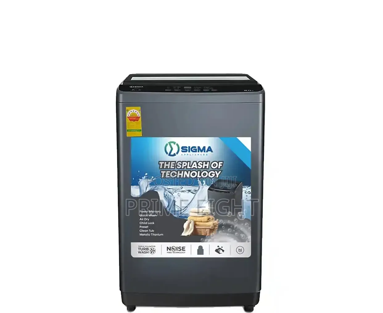 Sigma SWM-T105TL Is a 10.5kg Top-Load Fully Automatic Washing Machine