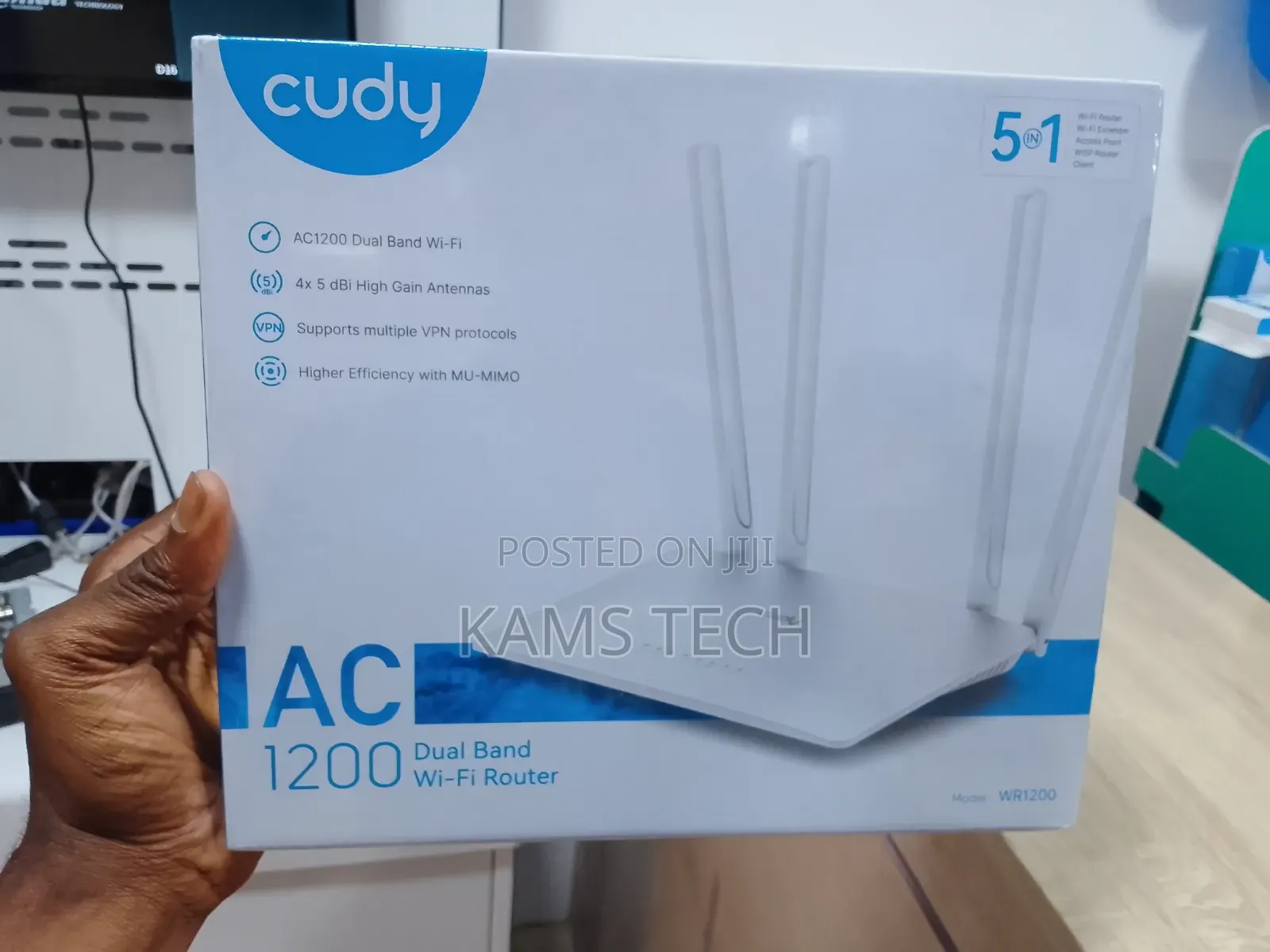CUDY 5in1 (WR1200) AC1200 Dual Band WiFi Router