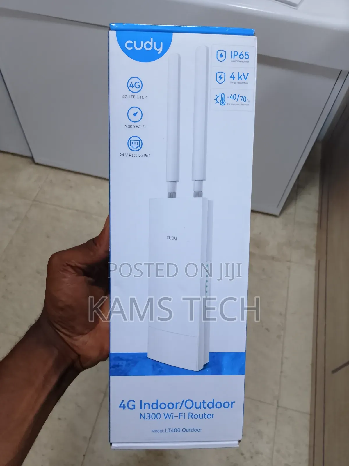 Cudy 4g Indoor/Outdoor N300 Wi-Fi Router (Lt400)