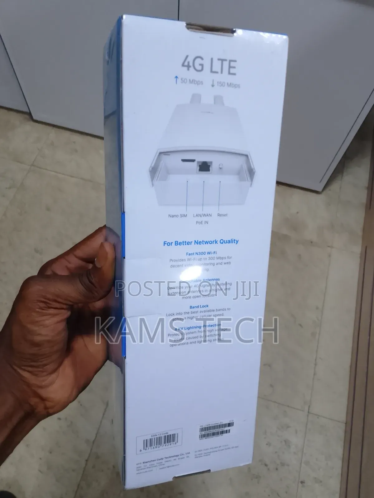 Cudy 4g Indoor/Outdoor N300 Wi-Fi Router (Lt400)