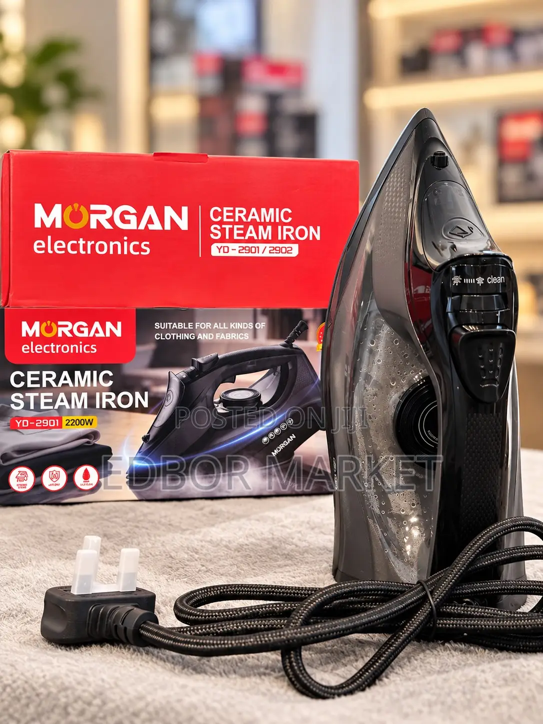 Morgan Ceramic Steam Iron YD-2901 / 2902 – 2200W